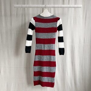 Rinascimento Italy Striped Knit Sweater Dress
